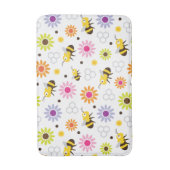 ビー&フラワー バスマット (正面縦)