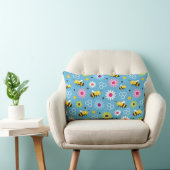 ビー&フラワー ランバークッション (椅子)