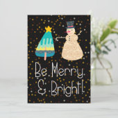 ビー&ブメリーライトクリスマスホリデーカード シーズンカード (スタンド正面)