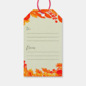 ビー&ブメリーライト・シックリースウィンターホリデー ギフトタグ (裏面)