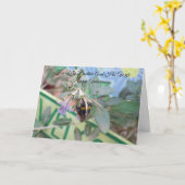 ビー・ブラザー妻パーソナライズされたの結婚記念日 カード (黄色い花)