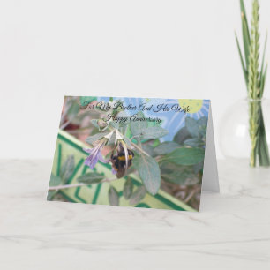 ビー・ブラザー妻パーソナライズされたの結婚記念日 カード