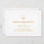 ビー·ブランチの花嫁 招待状 (正面)