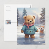 ビー・ベア ポストカード (正面/裏面)