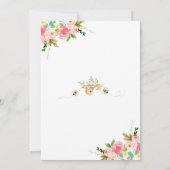 ビー・ベイビーシャワーのご招待 招待状 (裏面)