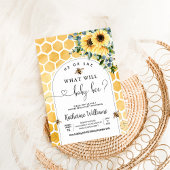 ビー・ベイビー・ハニー・ビー　ジェンダー・リビール 招待状