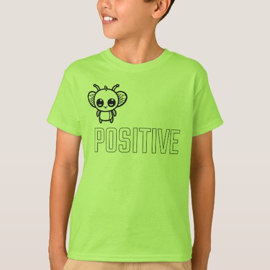 ビー・ポジティブ :) Tシャツ (正面)