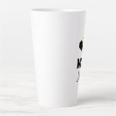 ビー・マイニングミニマリストのロマンチックな贈り物 カフェラテマグ (正面)