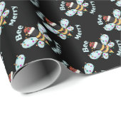 ビー メリー バンブル ビー クリスマス ラッピングペーパー (ロールコーナー)