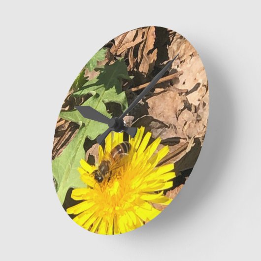 ビー ラウンド壁時計 (傾斜)