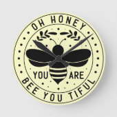 ビー ラウンド壁時計 (正面)