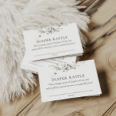 ビー&ラベンダーワイルドフラワーおむつラッフル エンクロージャーカード