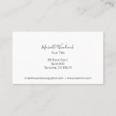 ビー 名刺 (裏面)