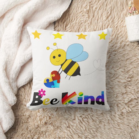 ビー・親切 クッション (ブランケット)