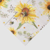 ビーwひまわりフローラ水彩ウッドデクページ 薄葉紙 (詳細)