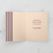 ビ前向きー |かわいい友だち誕生日カード カード (内部)