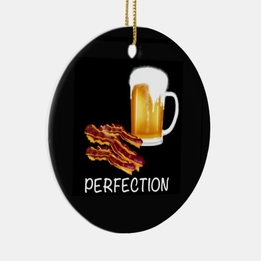 ビ最高のールとベーコンの贈り物とアクセサリーが今まで! セラミックオーナメント (右)