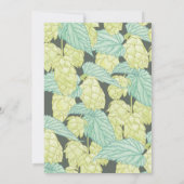 ビ素朴モダンールホップ結婚式招待状 招待状 (裏面)