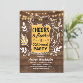 ビ素朴ールと応援からリタイアメントパーティー 招待状 (スタンド正面)