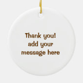 ビ荷車を引くールラガータップの丈夫なアルコール泡マ飲グ セラミックオーナメント (裏面)