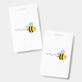 ビ飛んでいるー バッジ (Front & Back)