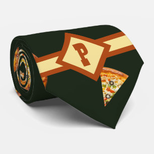 ピおもしろいザパタモノグラムのーンギャグギフト ネクタイ