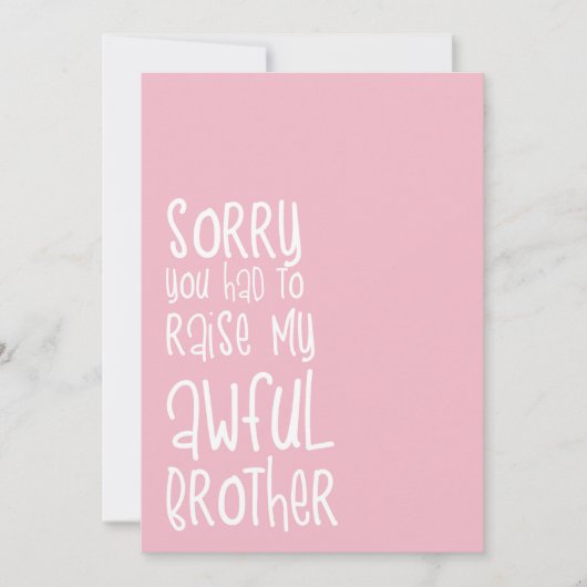 ピおもしろいッストライプクシンプルマザーズデイカード シーズンカード (正面)