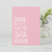 ピおもしろいッストライプクシンプルマザーズデイカード シーズンカード (スタンド正面)