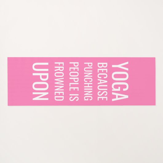 ピおもしろいッパーソナライズされたクエクササイズ ヨガマット (裏面(横))