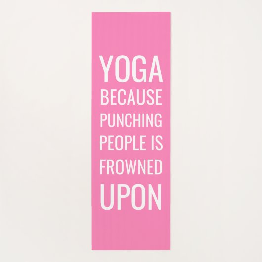 ピおもしろいッパーソナライズされたクエクササイズ ヨガマット (裏面)