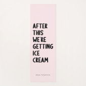 ピおもしろいッパーソナライズされたクエクササイズ ヨガマット (正面)