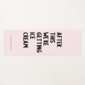 ピおもしろいッパーソナライズされたクエクササイズ ヨガマット (正面(横))