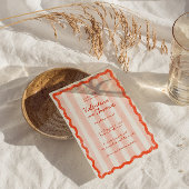 ピお洒落ッモダンク&レッドウェディング日付を保存 招待状