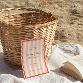 ピお洒落ッモダンク&レッドウェディング日付を保存 招待状