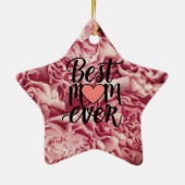 ピかわいらしッ最高のクエレガント・マム・エバー・フローラ セラミックオーナメント (裏面)