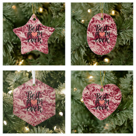 ピかわいらしッ最高のクエレガント・マム・エバー・フローラ セラミックオーナメント