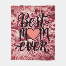 ピかわいらしッ最高のクエレガント・マム・エバー・フローラ フリースブランケット