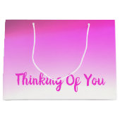 ピかわいらしッ考えク・オブ・ユー ラージペーパーバッグ (正面)