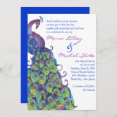 ピかわいらしーコックテーマ結婚式招待状招待状 招待状 (正面/裏面)