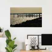 ピアきらめくプリント ポスター (ホームオフィス)