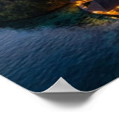 ピアイネモの夜 星空 ラジャアンパット 銀河アート ポスター (角)