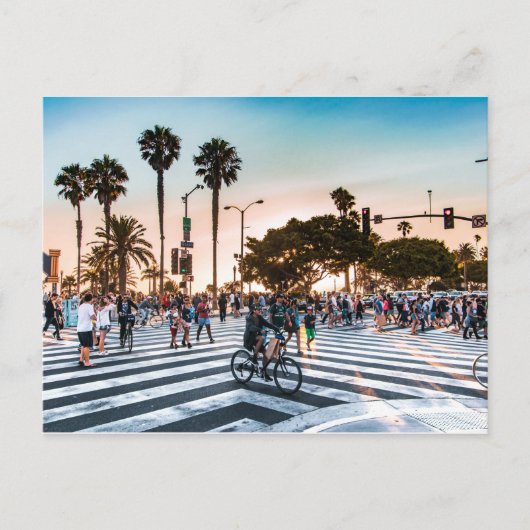 ピアエントランス(カリフォルニア州サンタモニカ) ポストカード (正面)