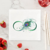 ピアコックフェザー付き無限大シンボル (インサイチュ)