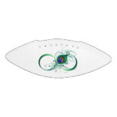 ピアコックフェザー付き無限大シンボル アメリカンフットボール (パネル)