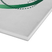 ピアコックフェザー付き無限大シンボル カッティングボード (角)