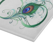 ピアコックフェザー付き無限大シンボル カッティングボード (角)