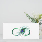 ピアコックフェザー付き無限大シンボル カード (スタンド正面)