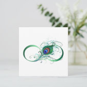 ピアコックフェザー付き無限大シンボル カード (スタンド正面)