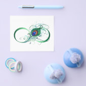 ピアコックフェザー付き無限大シンボル チラシ (シングル)