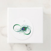 ピアコックフェザー付き無限大シンボル フェイバータグ (インサイチュ)